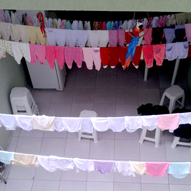 Varal Sustentável: Materiais Naturais e Reciclados - inspiração 1