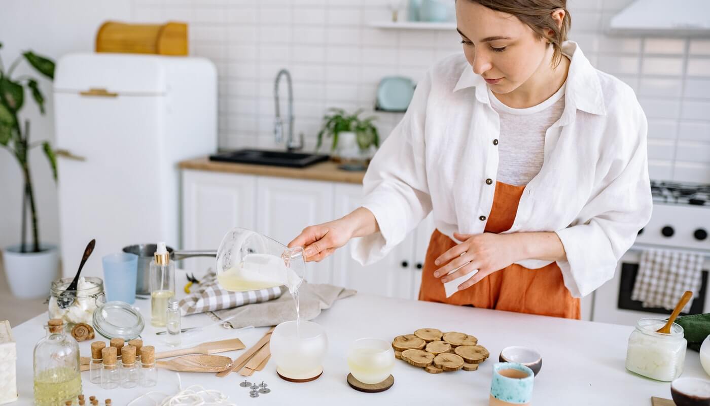 Técnicas de Decoração para Velas Únicas - inspiração 1