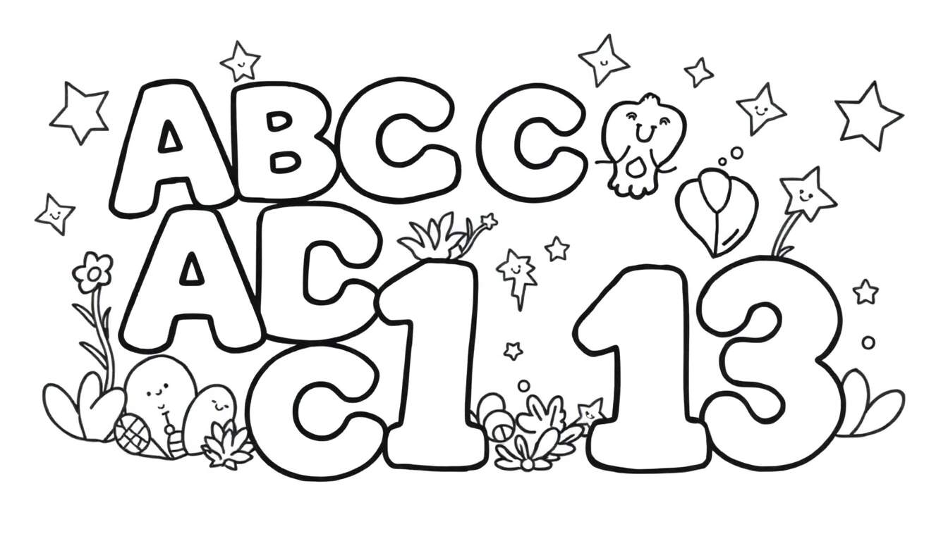 erros comuns ao usar desenhos do abc para colorir