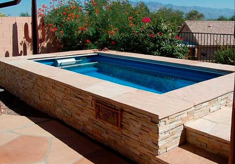 acabamentos de piscina pequena