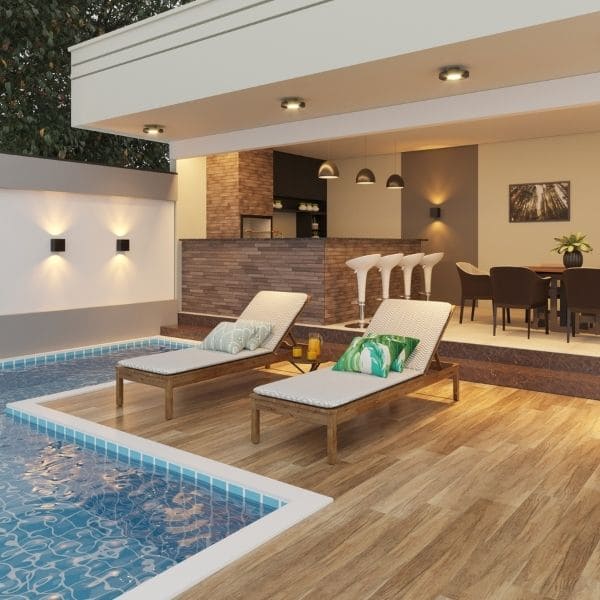 5 ideias de títulos:
1. Piscinas Pequenas 2026: As Cores Que Vão Dominar
2. Revestimentos Inovadores Para Sua Piscina Compacta
3. Como Criar um Oásis: Iluminação e Paisagismo em Piscinas Pequenas
4. Tendências de Bordas de Piscina Para Valorizar Seu Espaço
5. Pedra Natural vs. Porcelanato: Qual o Melhor Para Sua Piscina?