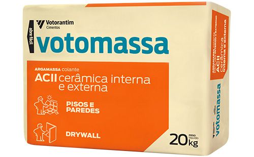 Argamassa AC2 para piso externo