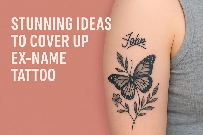 tatuagem blackwork para cobrir borboleta pequena