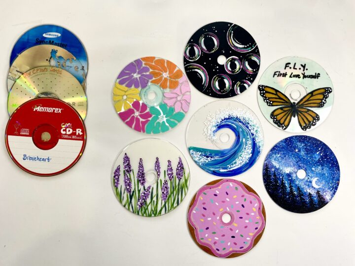 Transformando CDs em Relógios de Parede Criativos