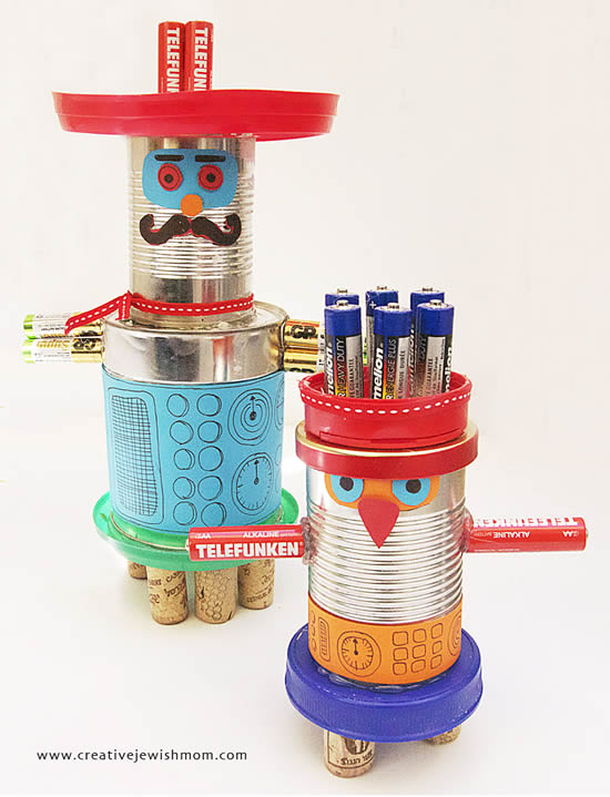 artes com lata de leite