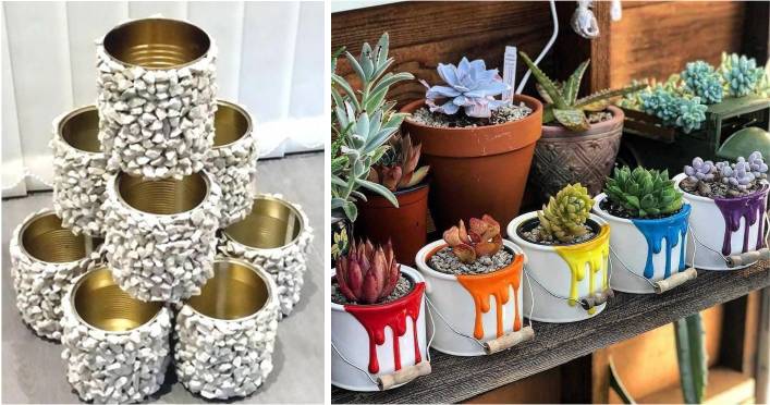 DIY: Organizadores de Mesa com Latas de Alumínio