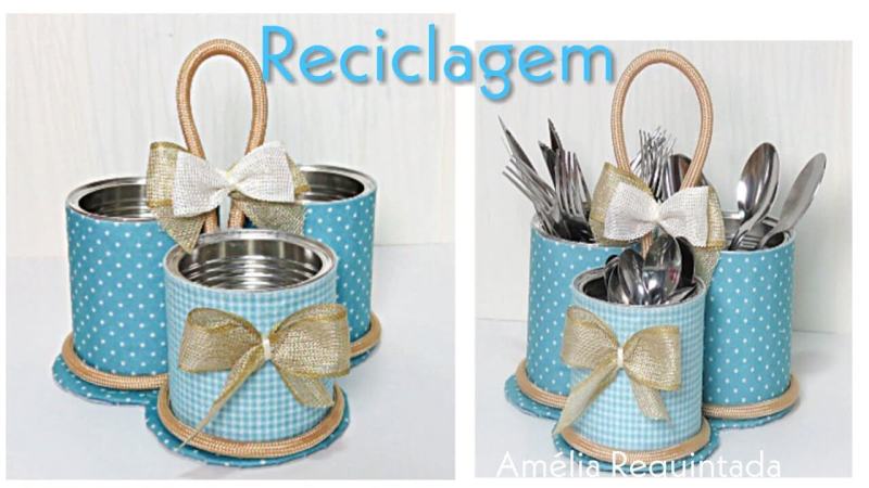 artesanato com latas de leite em pó
