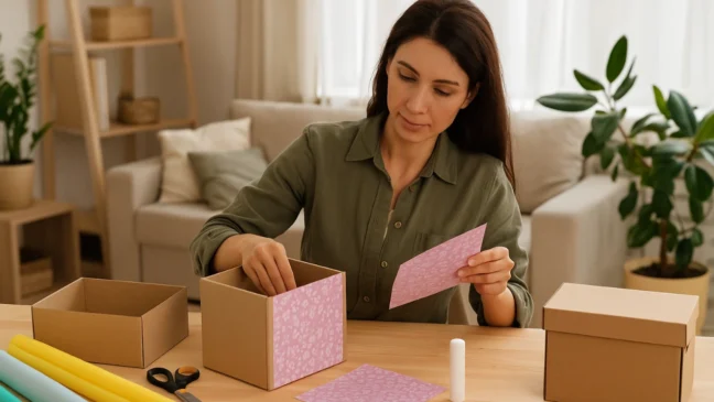 artesanato com papelao