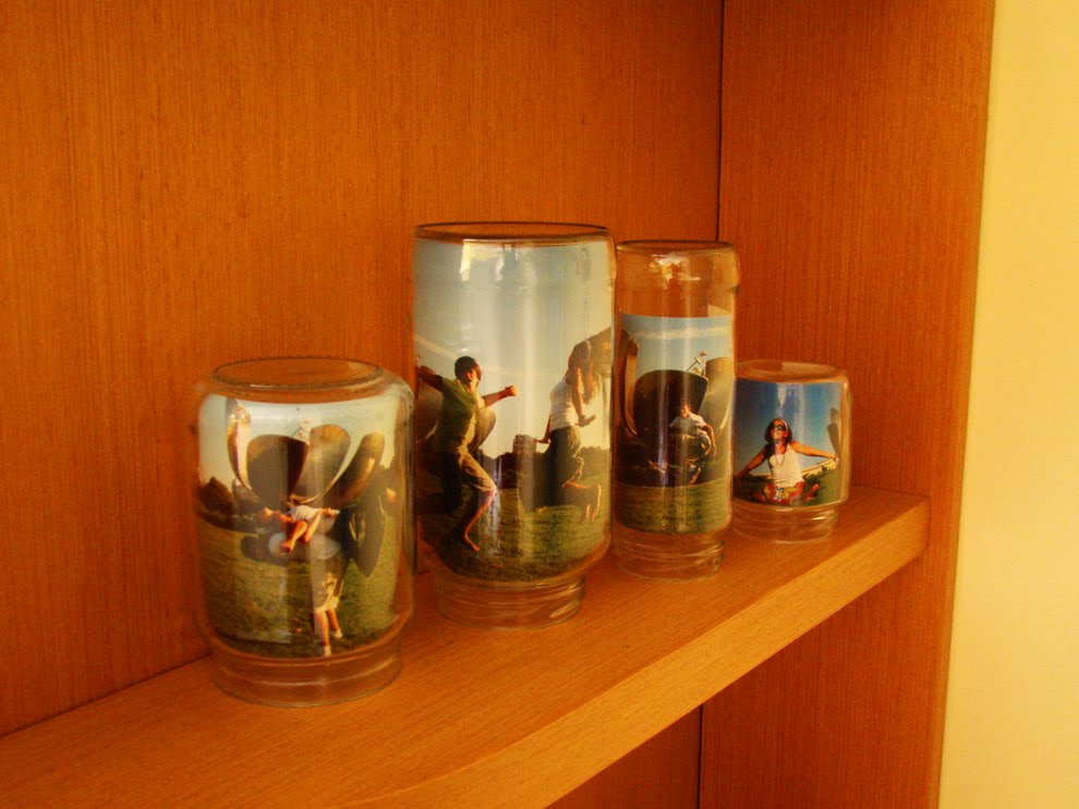 artesanato com potes de maionese