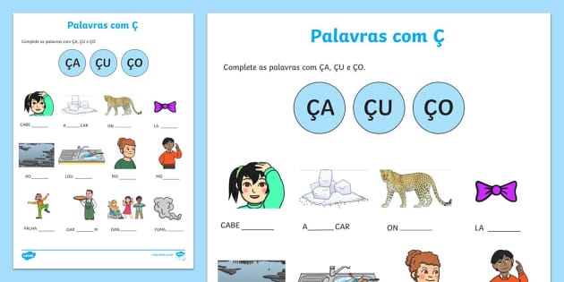 custo de materiais para atividades com a letra c