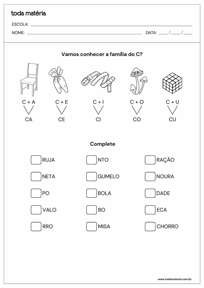 erros comuns ao ensinar os sons da letra c