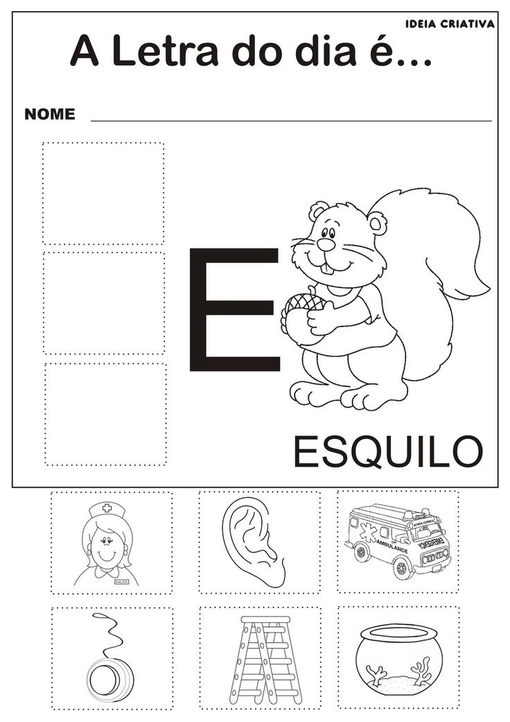como ensinar a letra e para crianças com dislexia