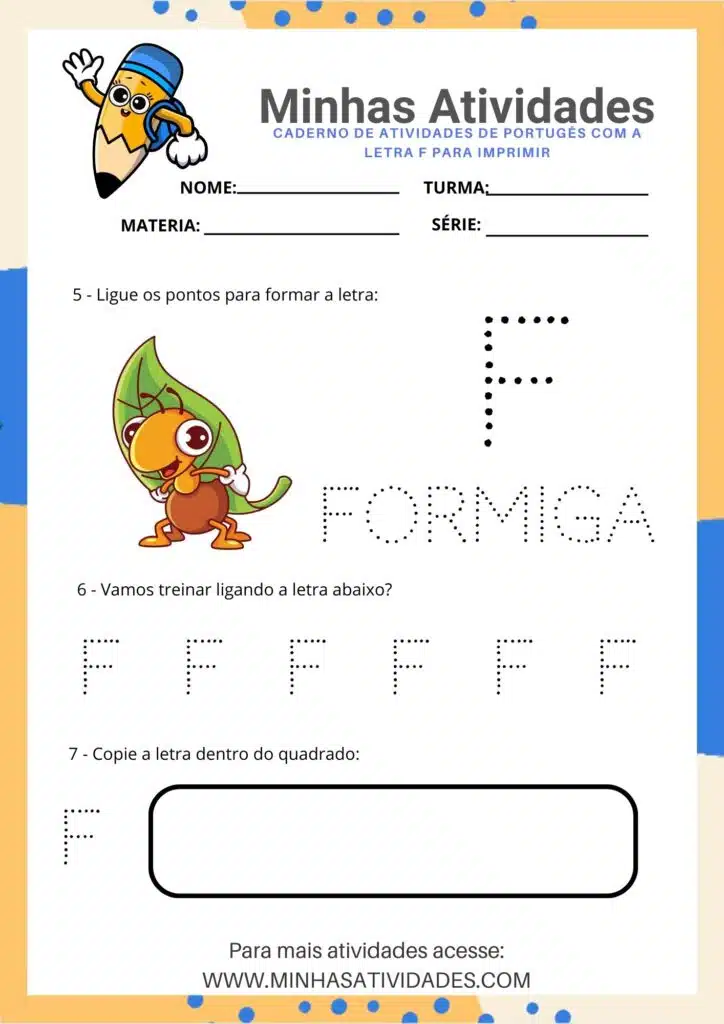 como usar a letra f em atividades sensoriais para bebês