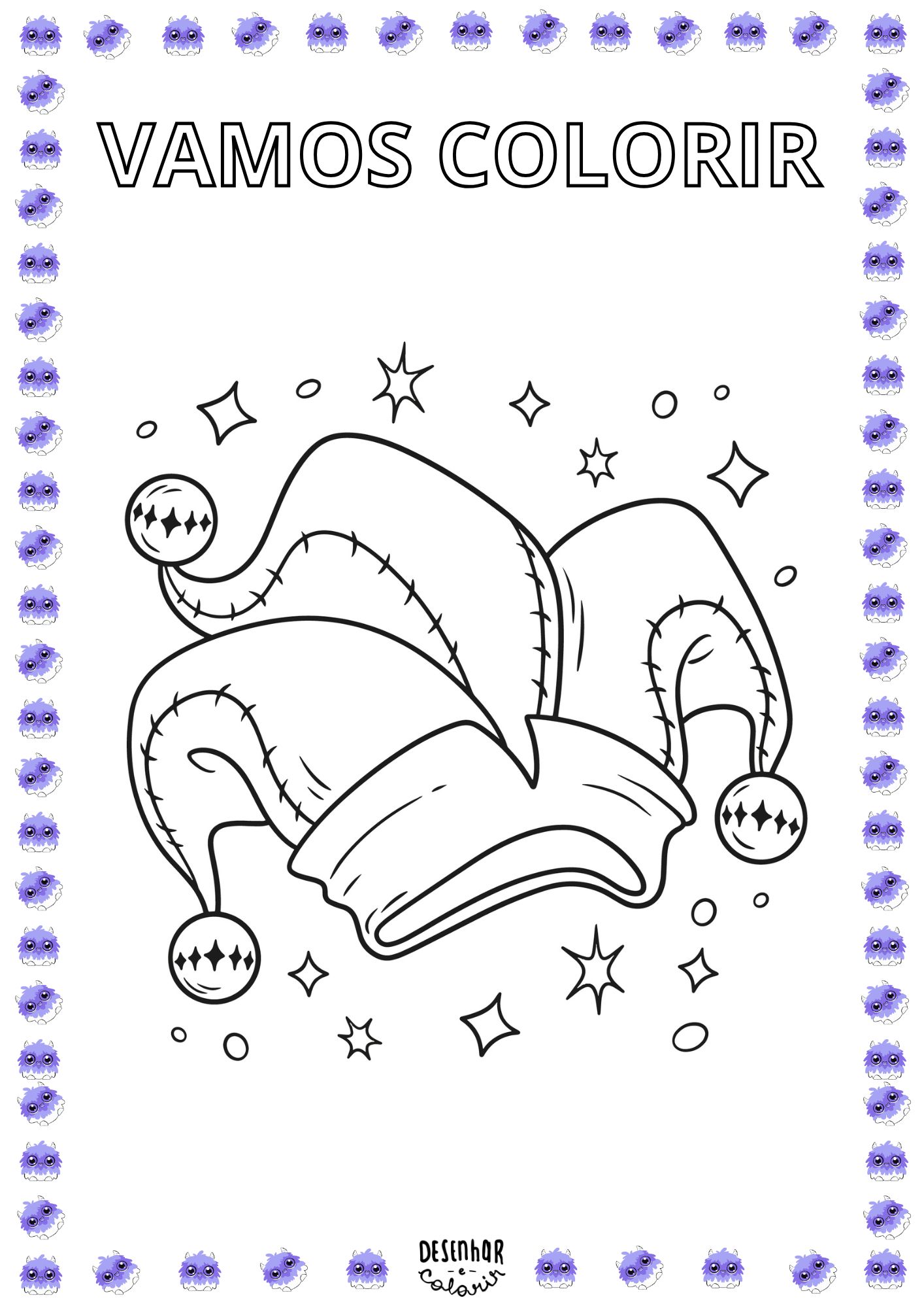 erros comuns ao fazer atividades de carnaval para colorir