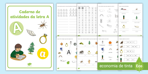 atividades divertidas com a letra a para alfabetização infantil
