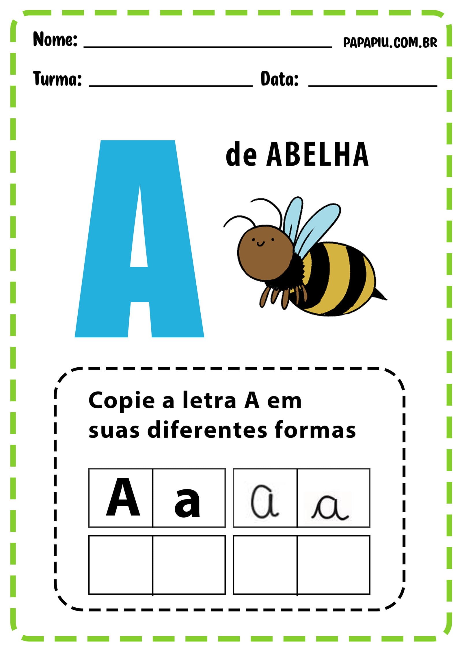 erros comuns ao ensinar a letra a para crianças