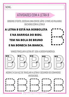 erros comuns ao ensinar a letra b para crianças