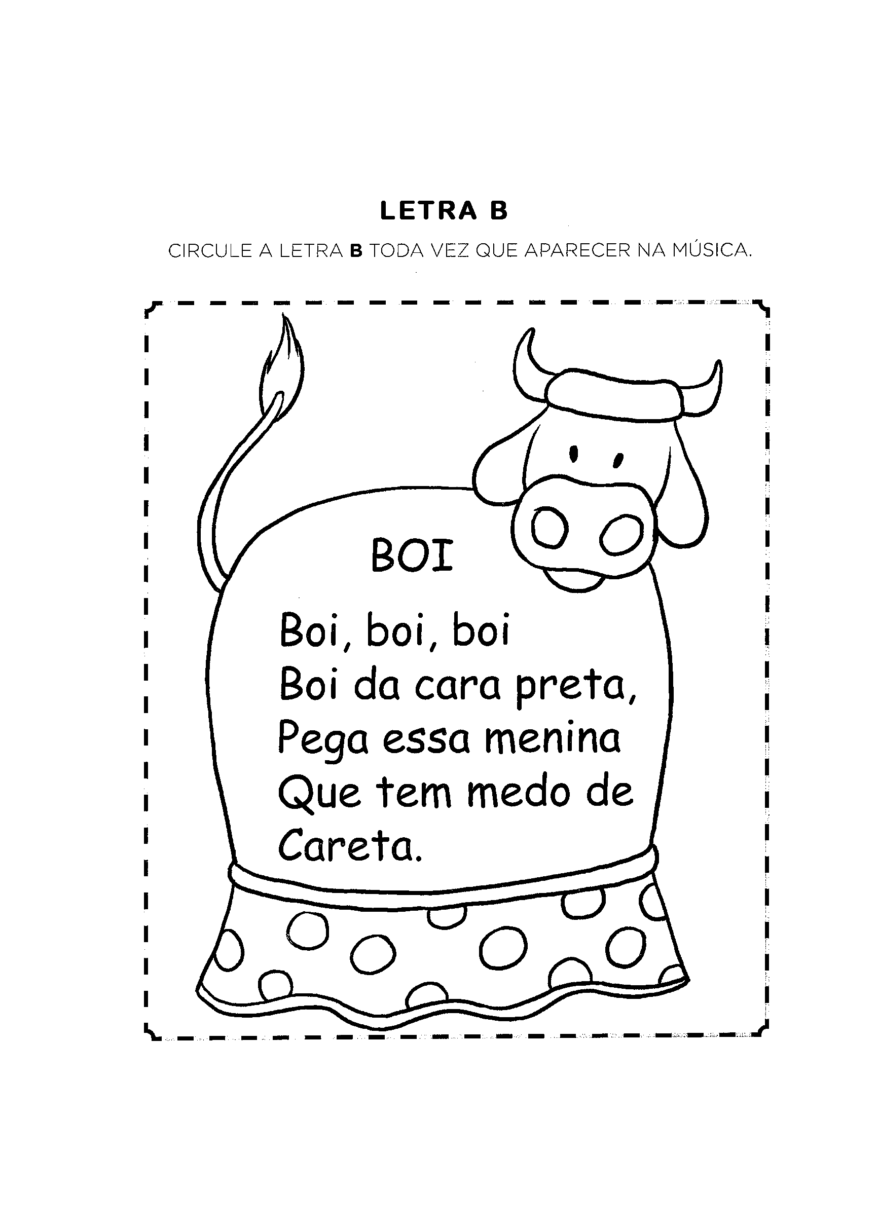 como usar a letra b em histórias infantis