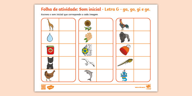 letra g cursiva vs letra g de forma para alfabetização