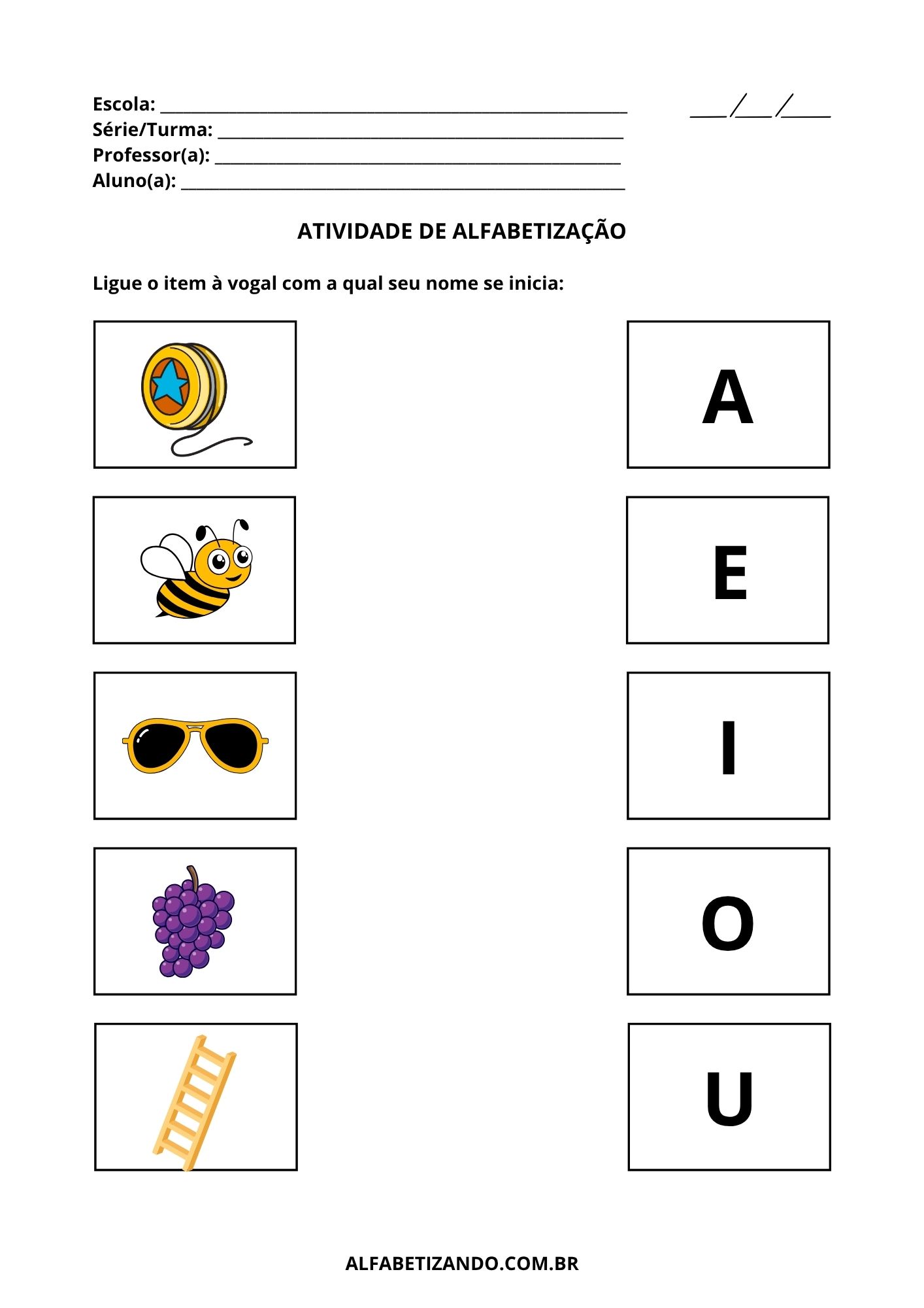 como usar massinha para ensinar a letra i