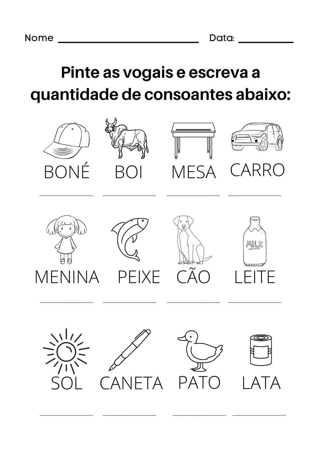 atividades letra i vs letra l para alfabetização