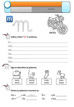 atividades com a letra m 2 ano