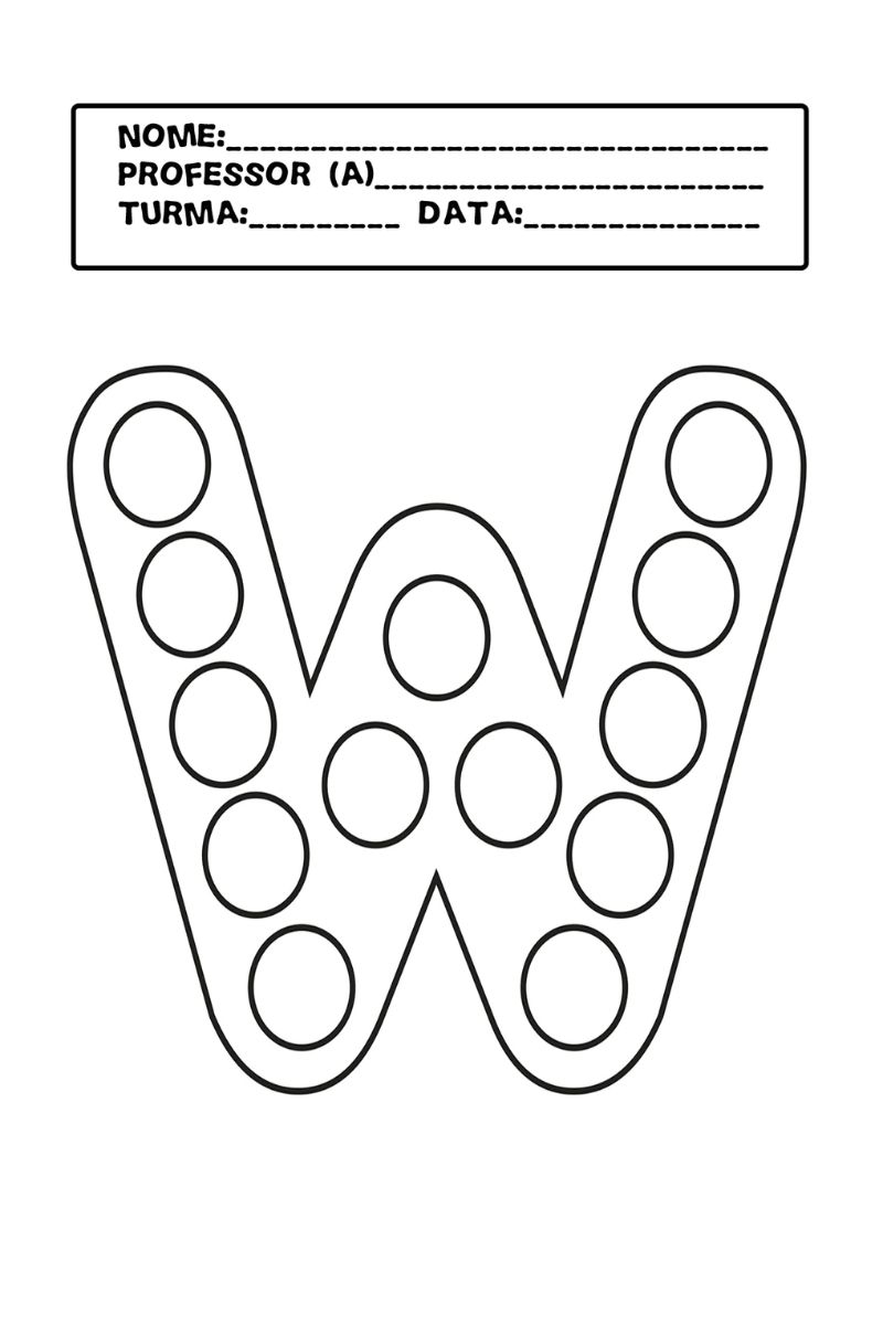 erros comuns ao ensinar a letra w para crianças