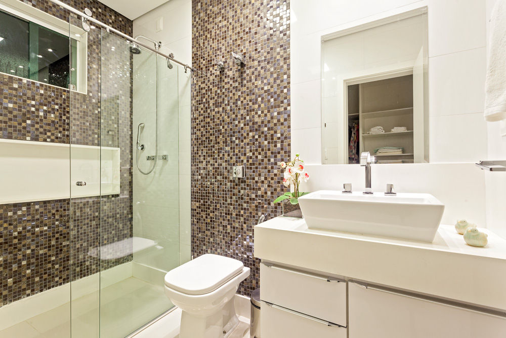 banheiro com decoracao de concreto