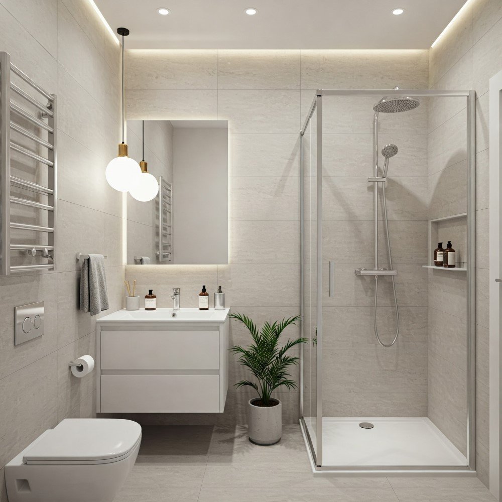 como escolher espelho para banheiro pequeno