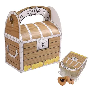 bau de caixa de papelão