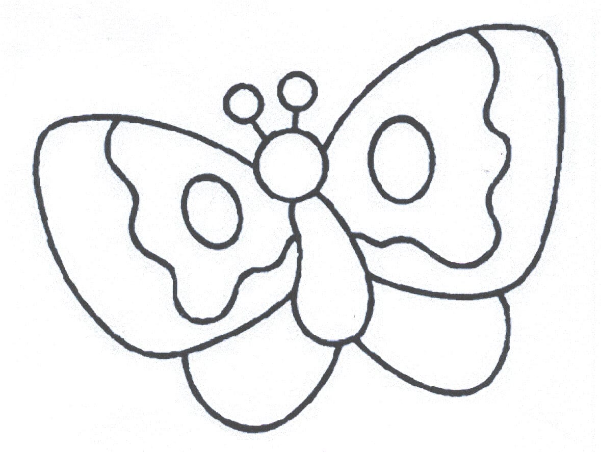 melhores desenhos de borboletas para imprimir