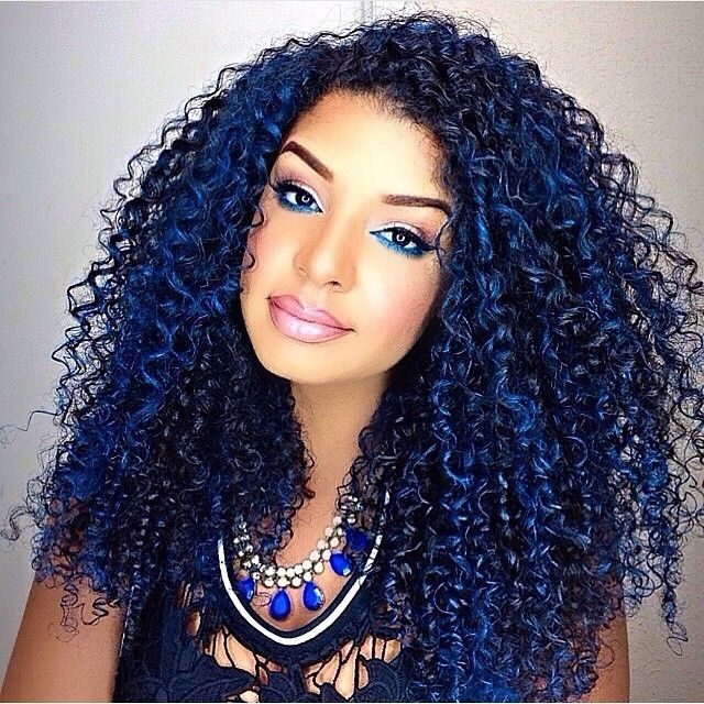 descolorir cabelo para azul