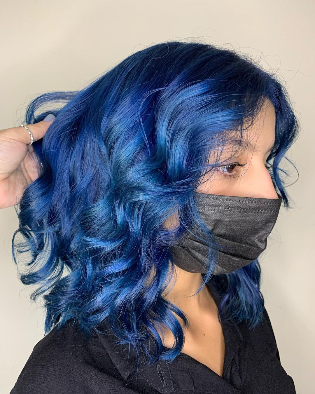 descolorir cabelo para azul