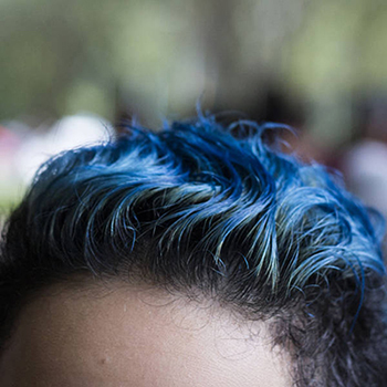 descolorir cabelo para azul