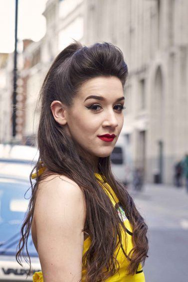 cabelo feminino topete