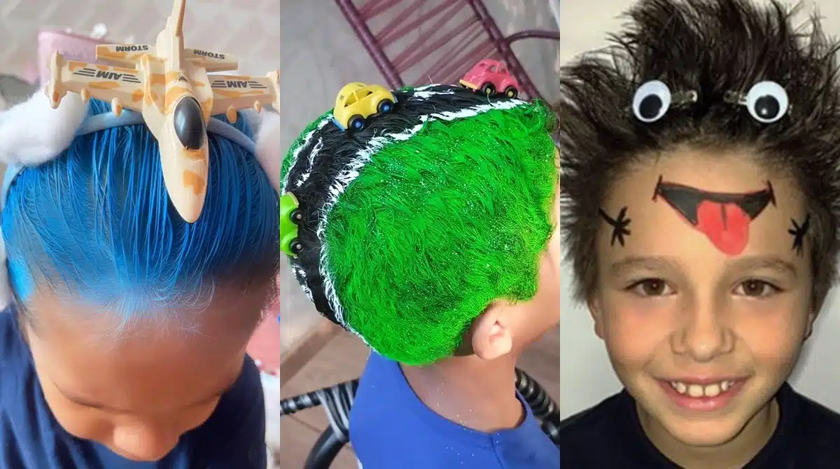 cabelo maluco menino