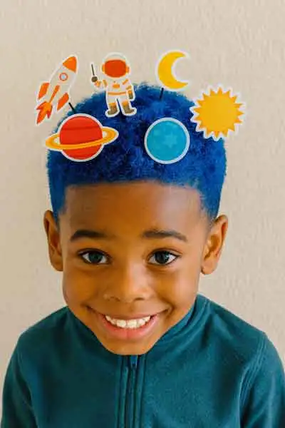 ideias criativas cabelo maluco menino inspirador
