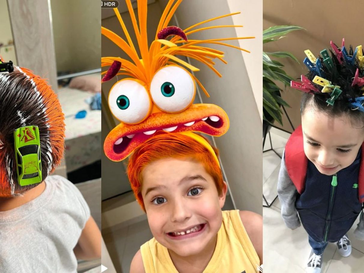 custo médio para materiais de cabelo maluco infantil