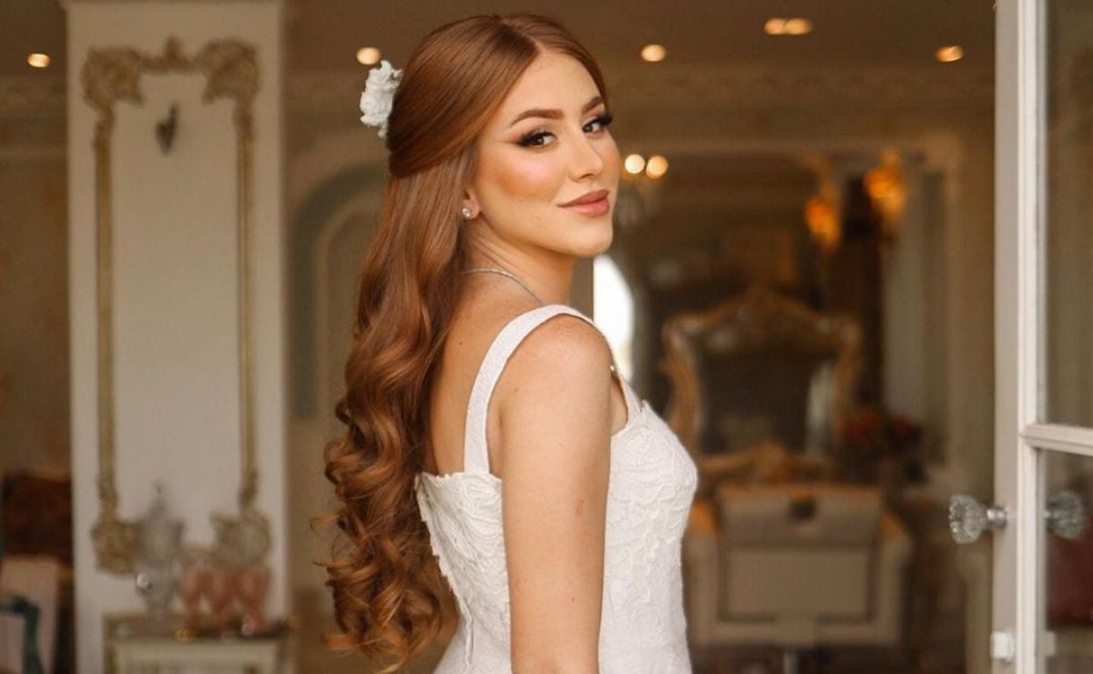 penteado semipreso com ondas para casamento