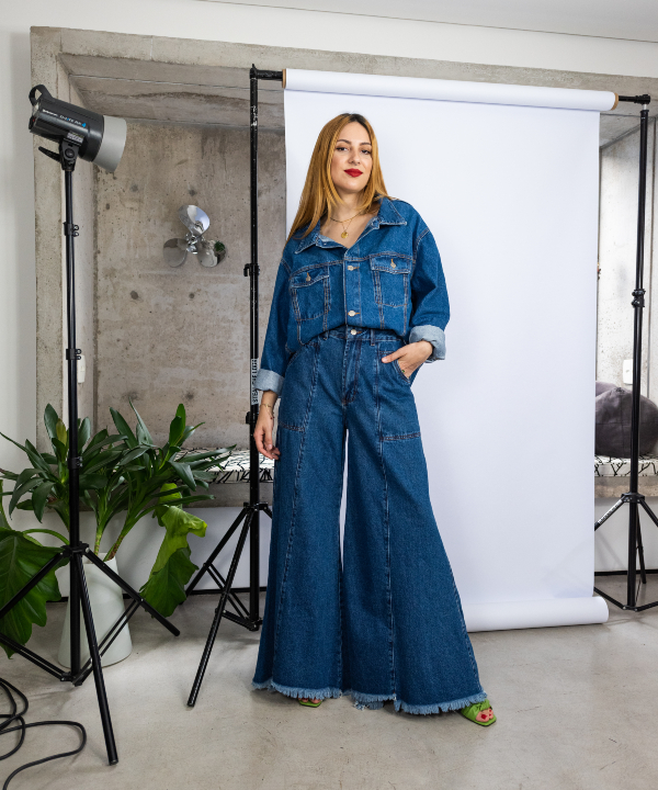 Calça pantalona cintura alta como usar