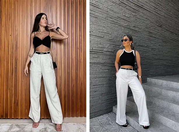 5 ideias de títulos:
1. Calça Pantalona: O Guia Definitivo para Usar e Combinar
2. Do Trabalho ao Lazer: Looks Incríveis com Calça Pantalona
3. O Segredo da Barra Perfeita: Como Ajustar sua Calça Pantalona
4. Blusas que Elevam seu Look com Calça Pantalona
5. Calça Pantalona: A Peça Chave para Valorizar Todos os Corpos