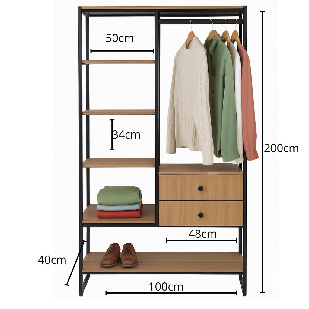 Closet Aberto Industrial