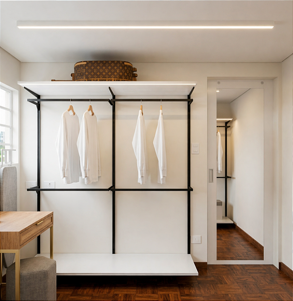 Closet Aberto para Casal