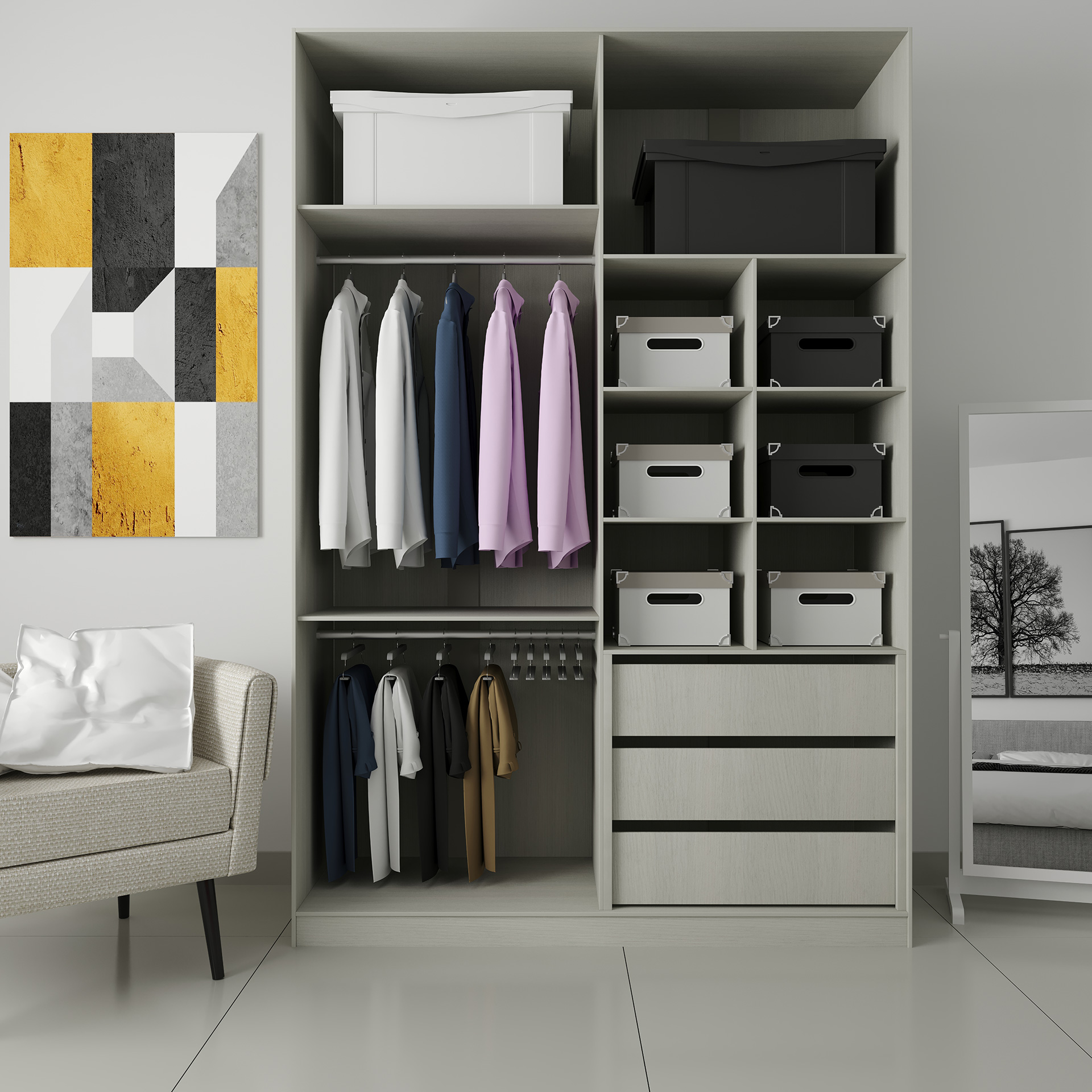 closet pequeno e barato