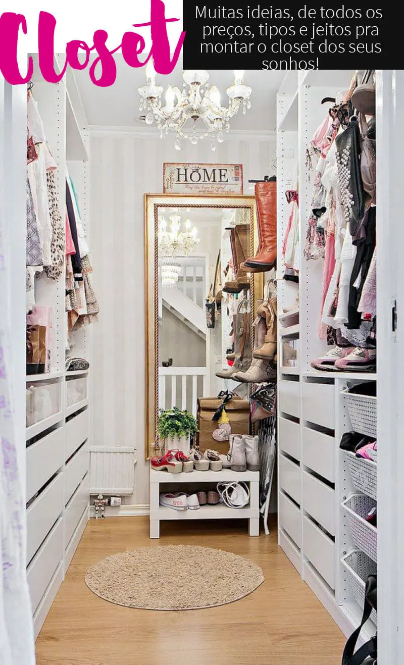 closet pequeno e barato