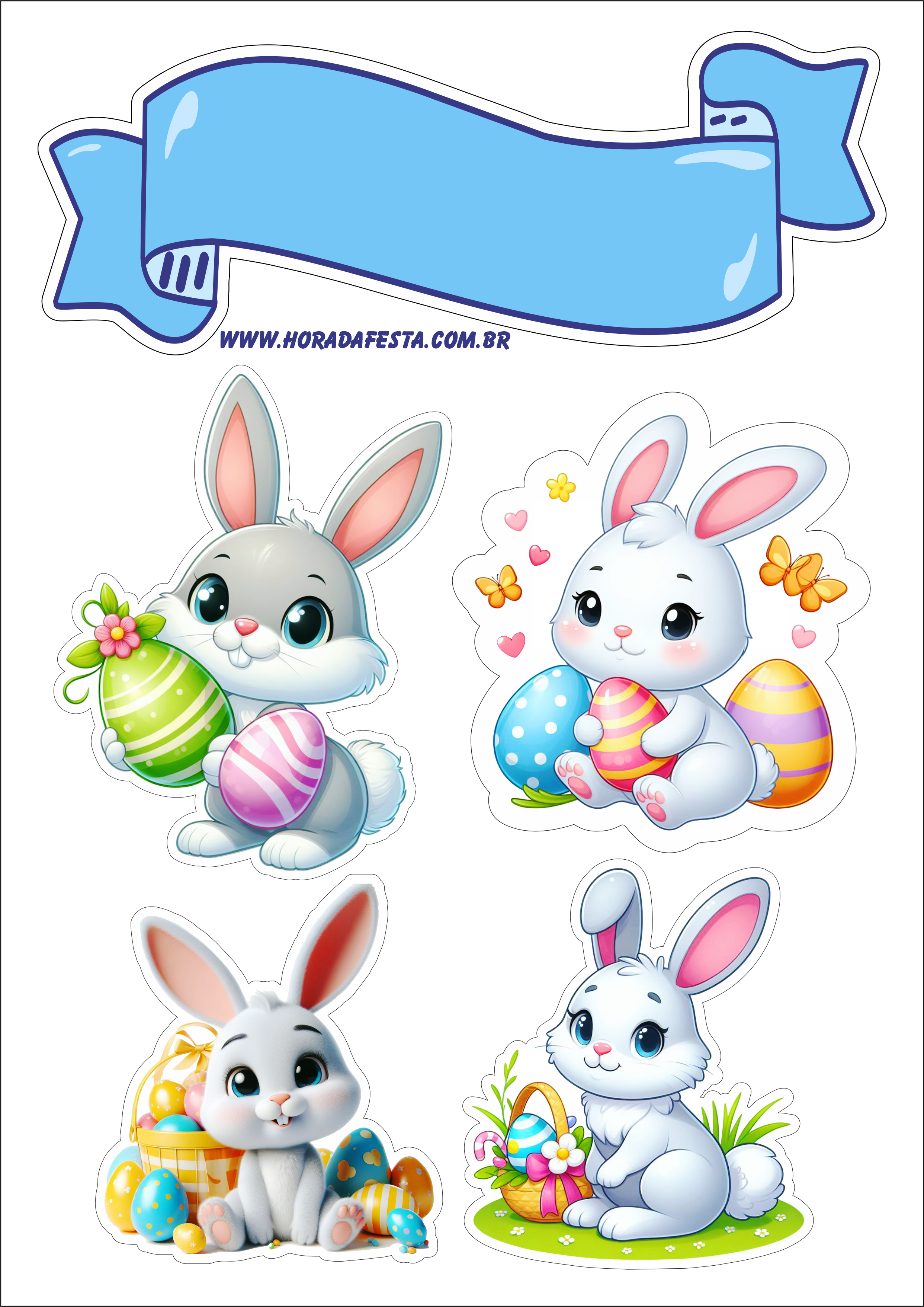 Como fazer lembrancinhas de Páscoa com moldes de coelho