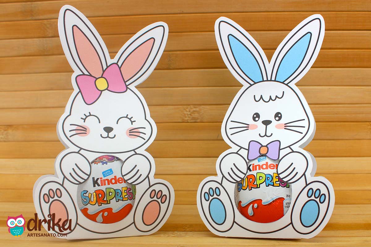 10 ideias de decoração de Páscoa com coelhinhos de papel