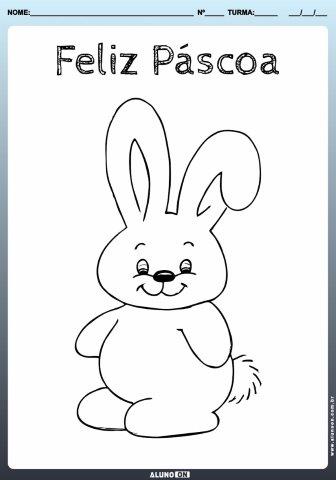 coelhinho da pascoa para imprimir