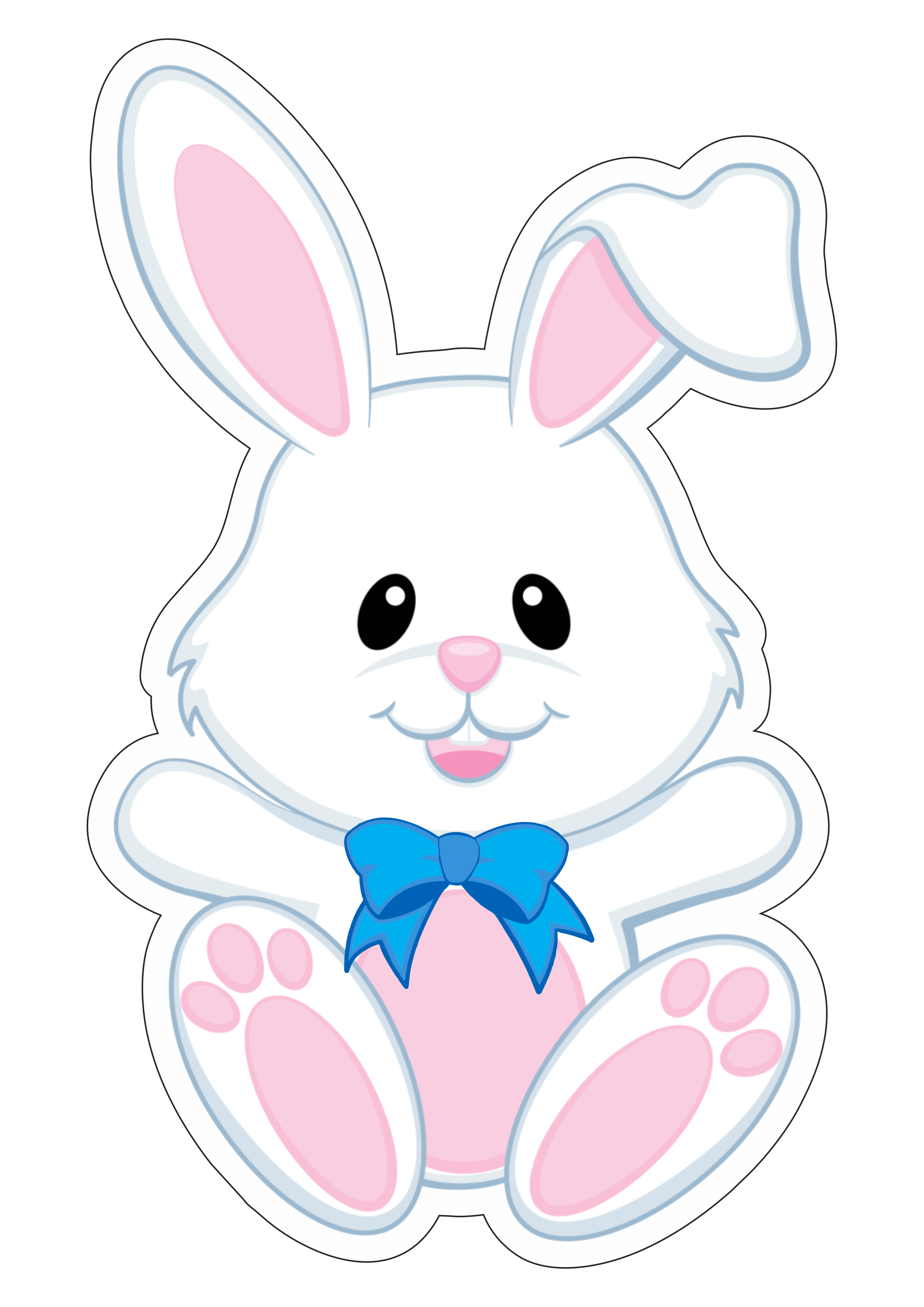 Ideias criativas com coelhinhos PNG para decoração de Páscoa