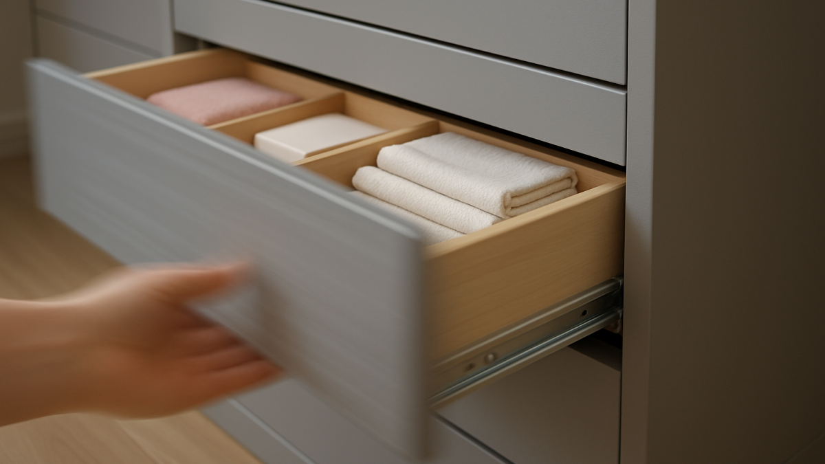 como consertar gaveta emperrada